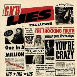 GUNS N' ROSES - G N' R Lies (Album Cover)