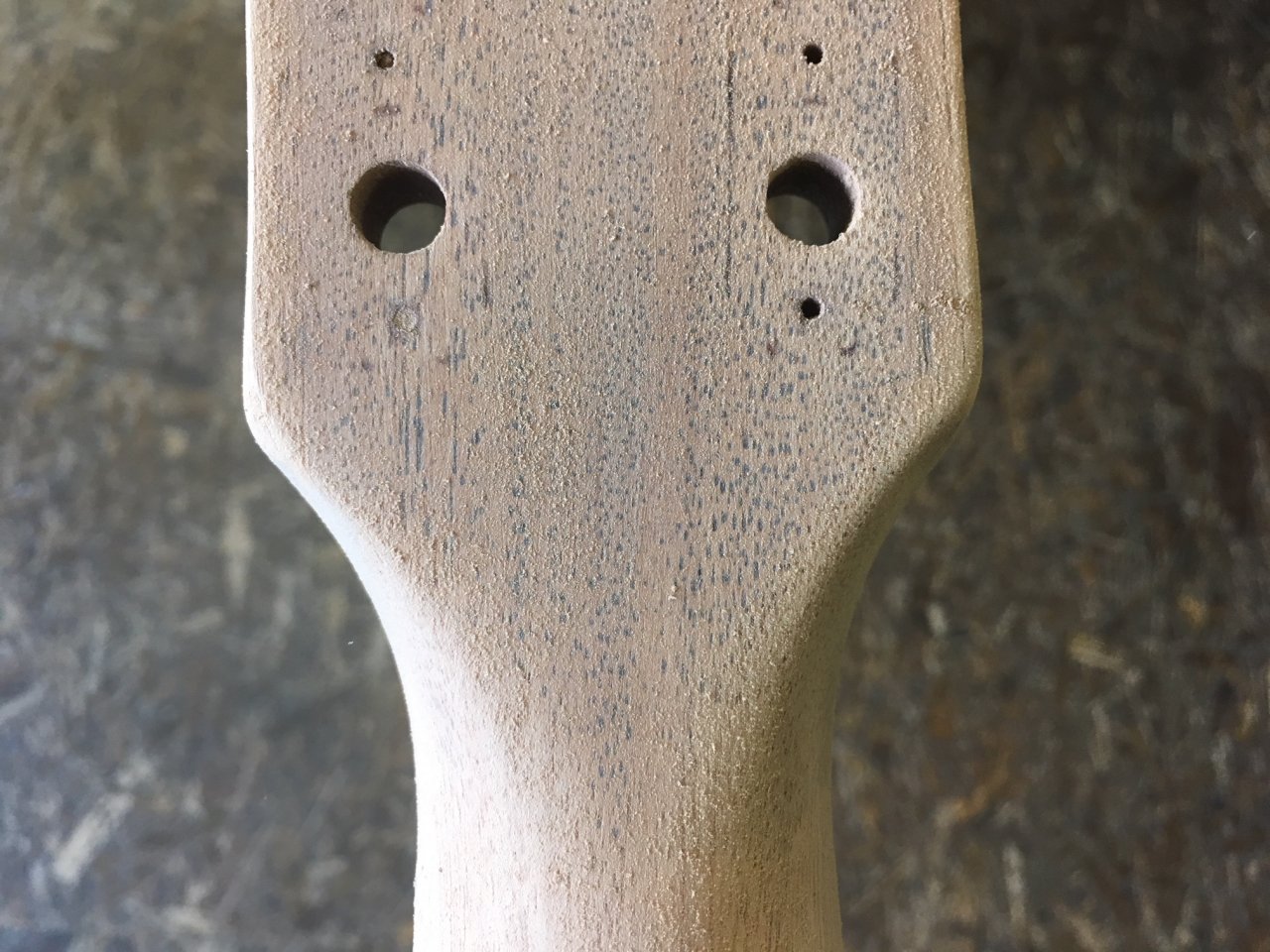 Headstock reshaped II