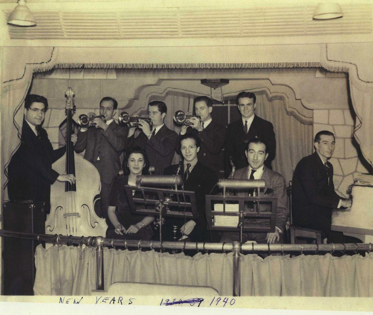 John D'Addario Sr. 's band on New Years Eve 1940