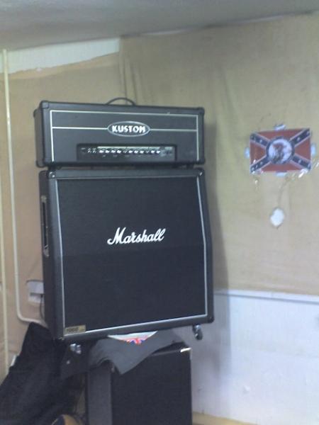 Kustom Quad 100 DFX + Marshall 1960A