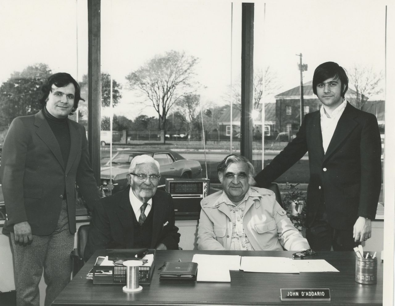 (Left To Right) John D'Addario Jr., Charles D'Addario, John D'Addario Sr., Jim D'Addario @ Manuf