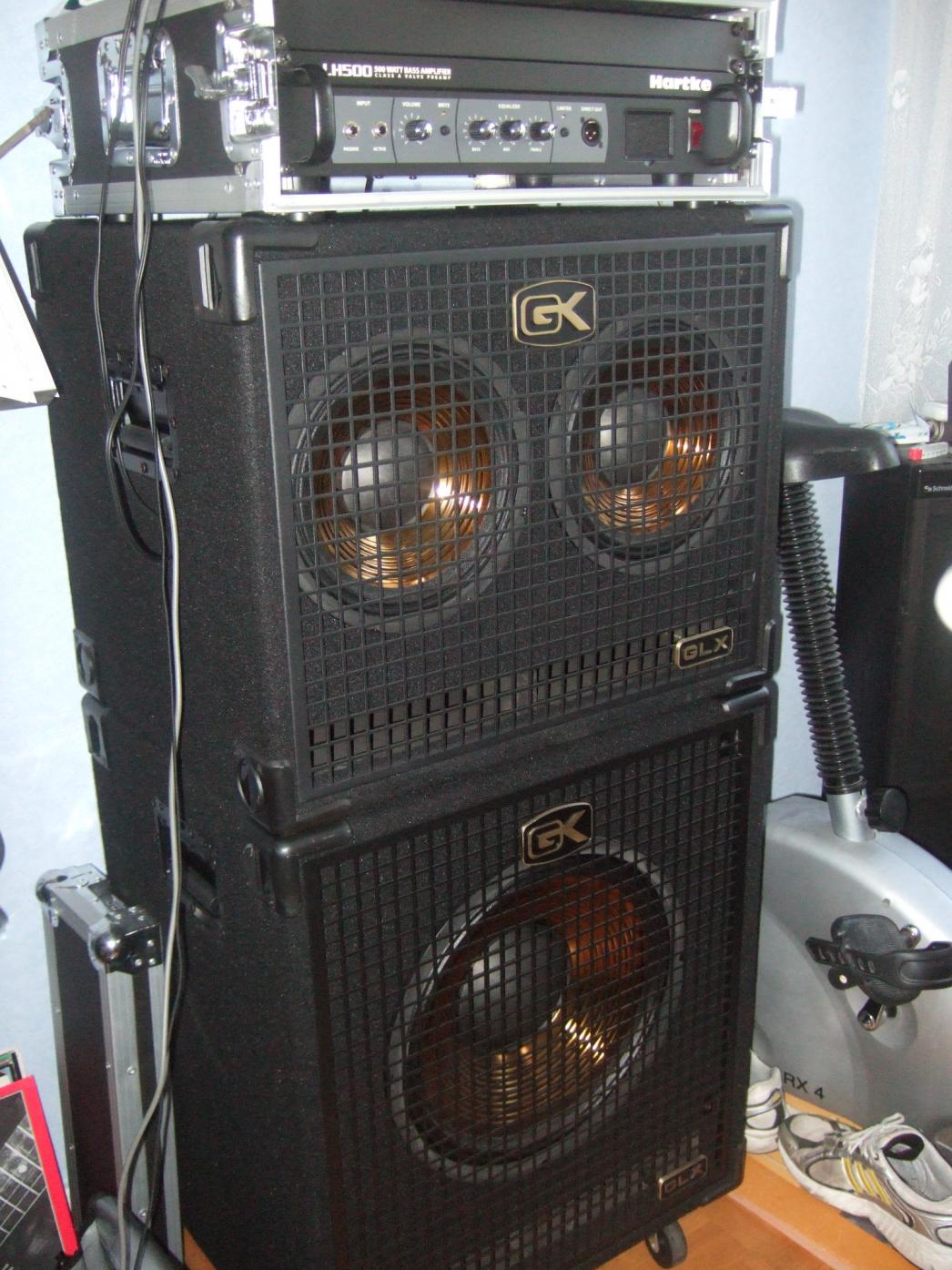 LH-500, GK 2x10 und 1x15 GLX