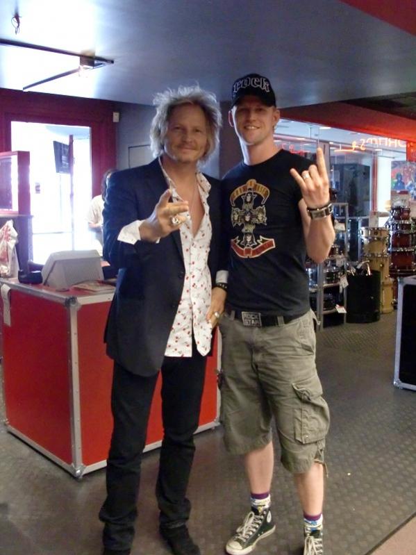 Matt Sorum im "Guitar Center" in Hollywood auf dem Sunset Strip.