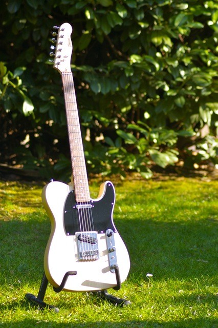 Meine Telecaster, selbstgebaut bei einem Workshop von Saitenreiter in Berlin