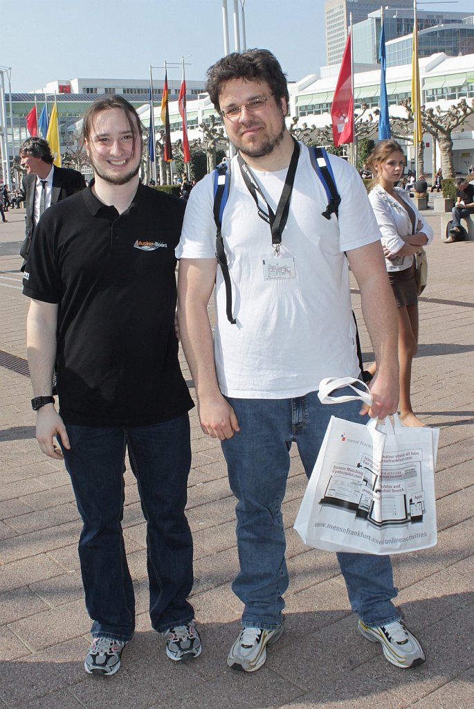 Mit metaljünger auf der Musikmesse in Frankfurt 2012