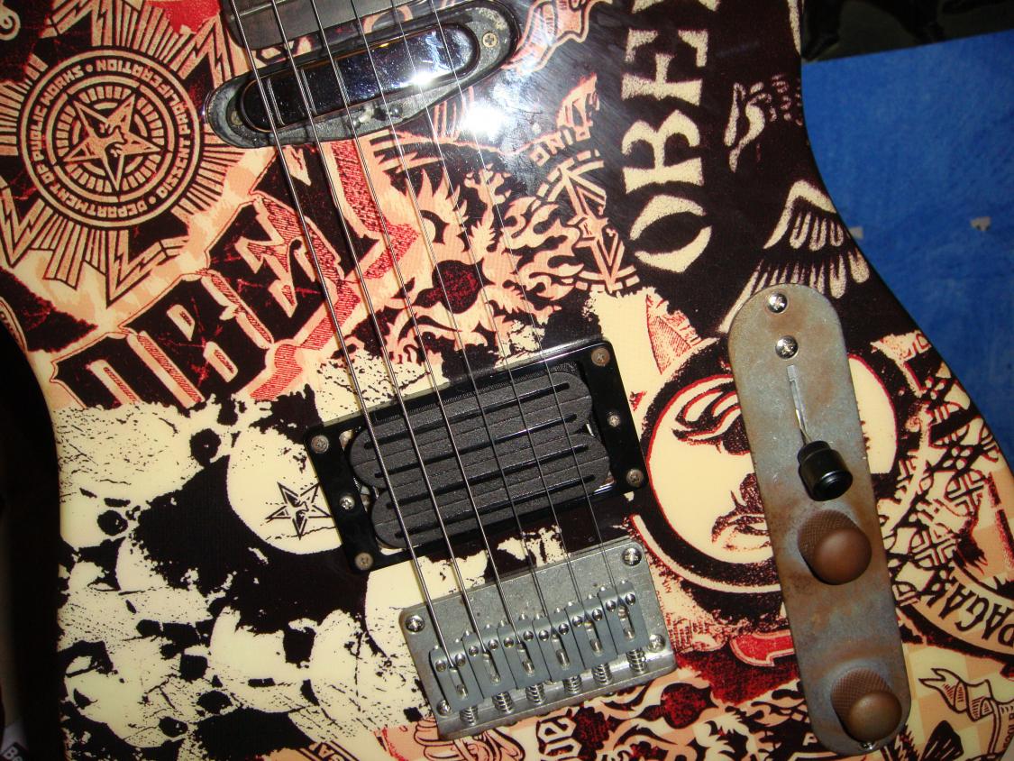 Modifizierte Squier Obey Telecaster (nah)