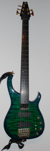 Modulus Fretless Bass

Das sind keine Bünde, sondern Linien auf dem Griffbrett. Sonst käm ich mit dem Ding wahrscheinlich gar nicht klar...