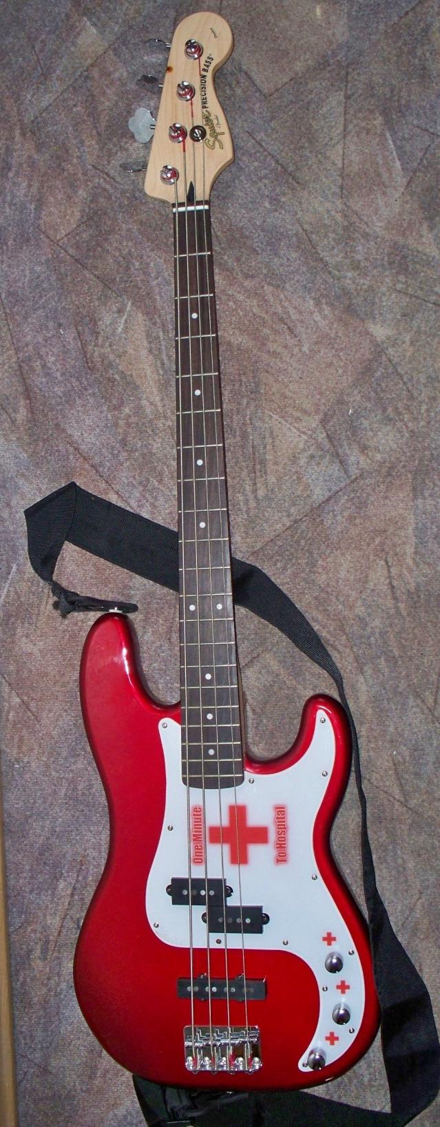 neuer Squier mit Custom Pickguard