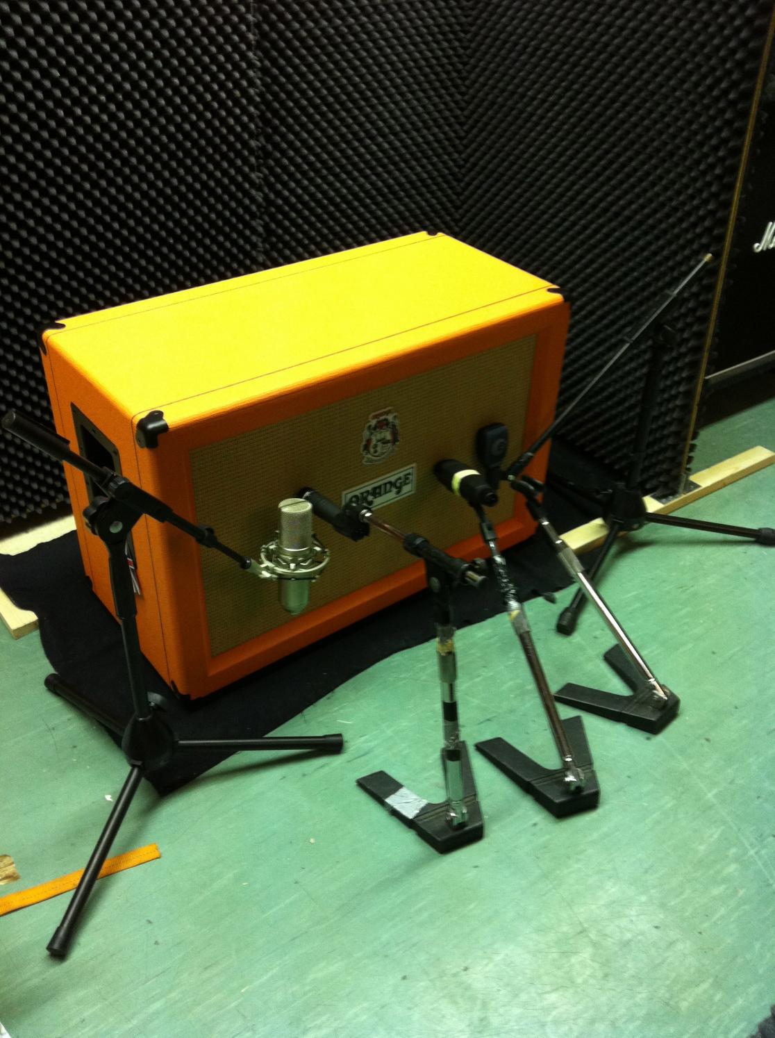 Orange PPC 212 beim Recording