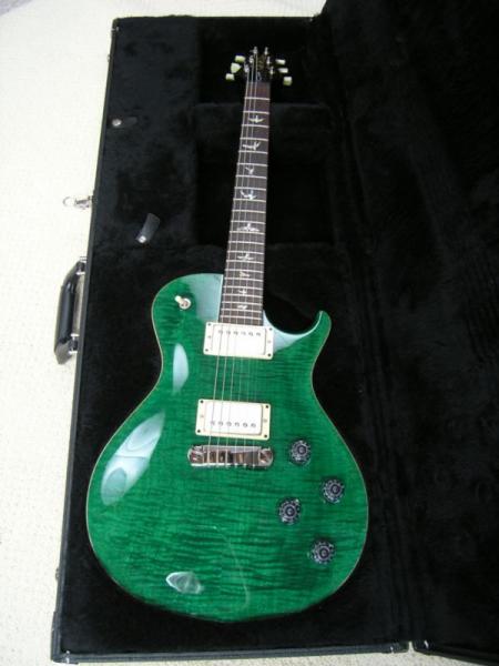 PRS SC245 emerald green birds