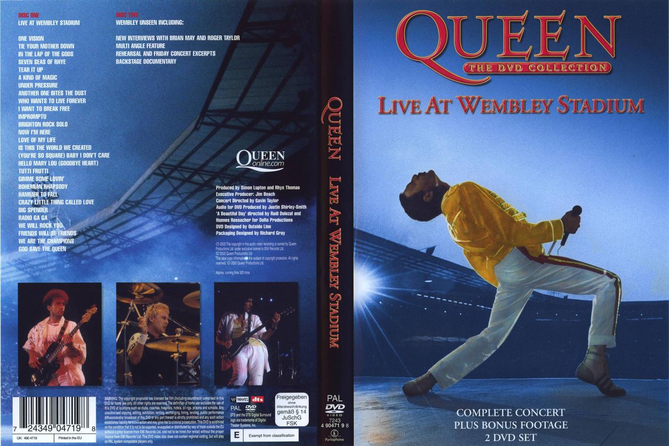 QUEEN - Live At Wembley '86