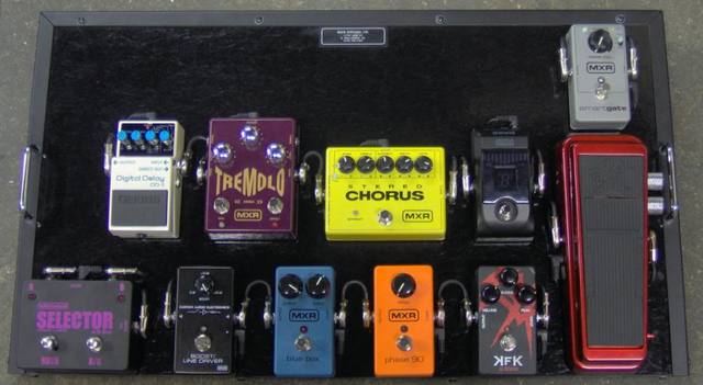 Slash's Pedalboard