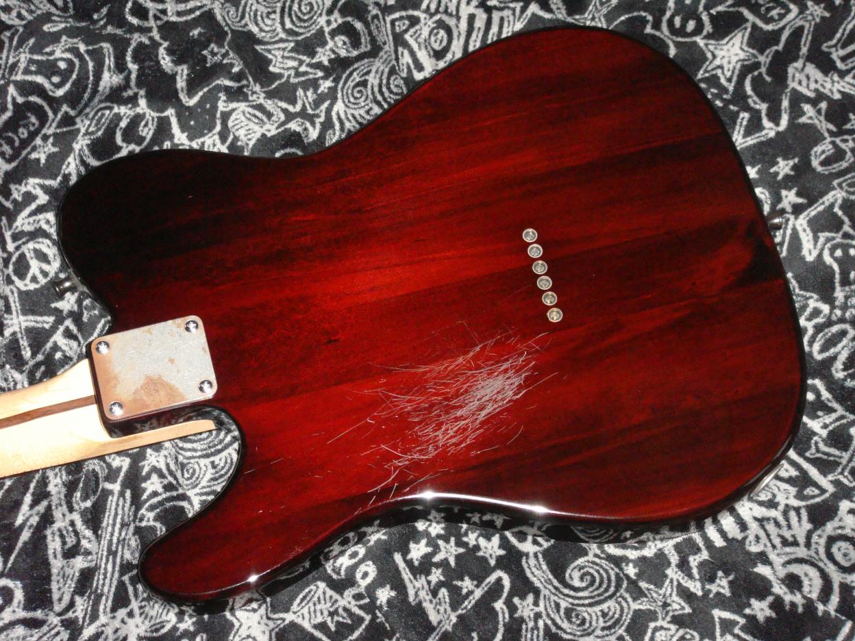 Squier Obey Standard Telecaster Rückansicht