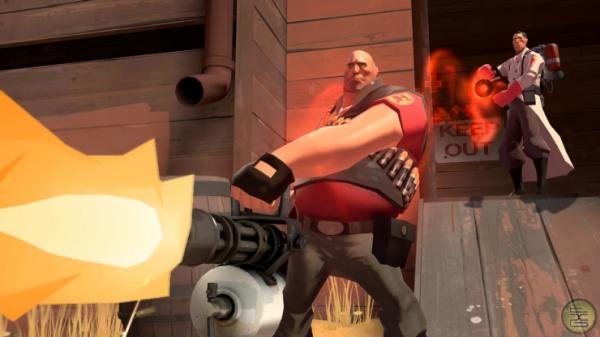 Team Fortress 2 Medic und Heavy