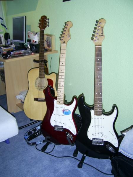 Walden , westerngitarre mit Fishman tonabnehmer, fender strat, meine anfänger gitarre johnson strat