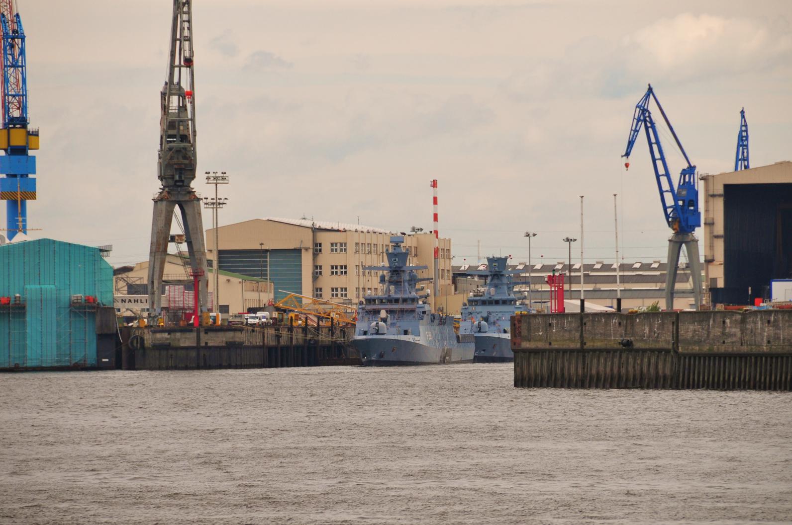 Werft Blohm & Voss Teilansicht